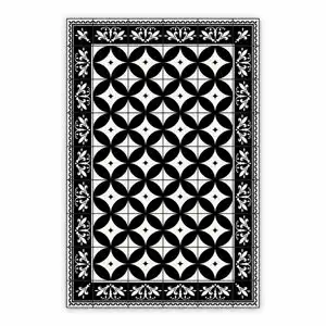 Vinyl mat for kitchen Geometric dark pattern