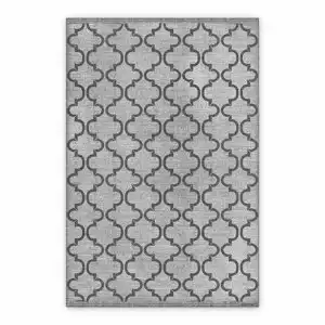 Vinyl runners for hallways Clover Moroccan pattern