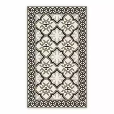 Vinyl runners for hallways Azulejos abstraction