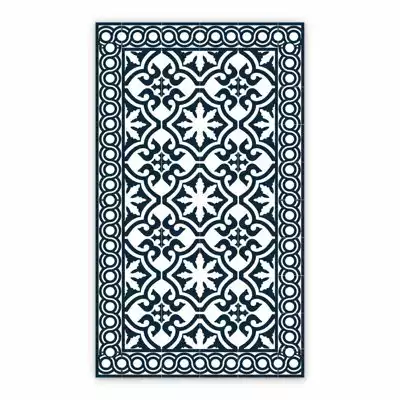 Vintage Vinyl floor mat Azulejos classic