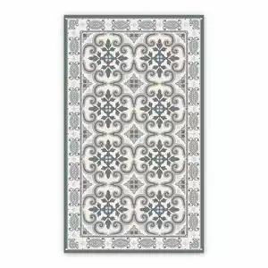 Vinyl floor mat for kitchen Symmetrical pattern Azulejos