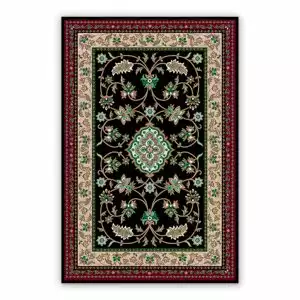 Vinyl rug Bright Persian pattern