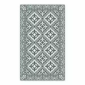 Vinyl rug Green Pattern Azulejos Ornament