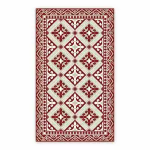 Vinyl rugs for bathroom Azulejos pattern Romanes ornament
