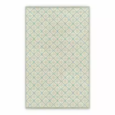 Vinyl hall runner Damba Damask Grid