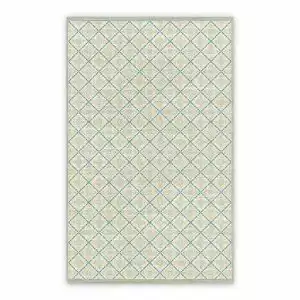 Vinyl hall runner Damba Damask Grid