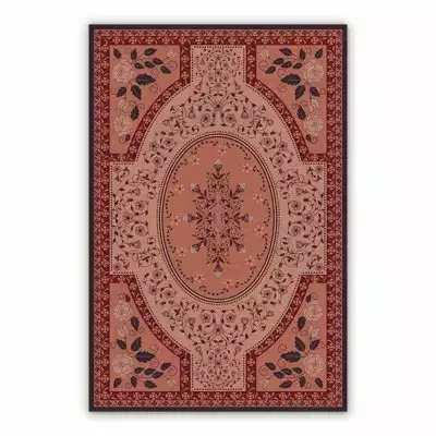 Vinyl rugs for kitchen Ornaments of vegetation flowers