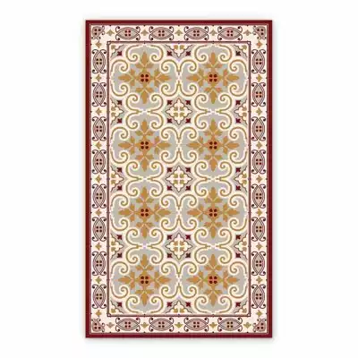 Vinyl floor mat for office chair Tiles Azulejos