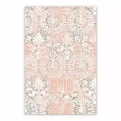 Vinyl rugs for kitchen Mandala Destroyed fabric