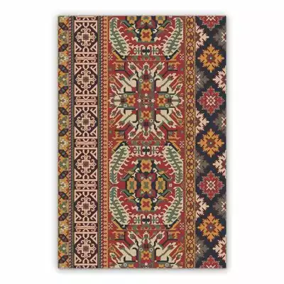 Vinyl floor mat for bathroom Persian geometric pattern